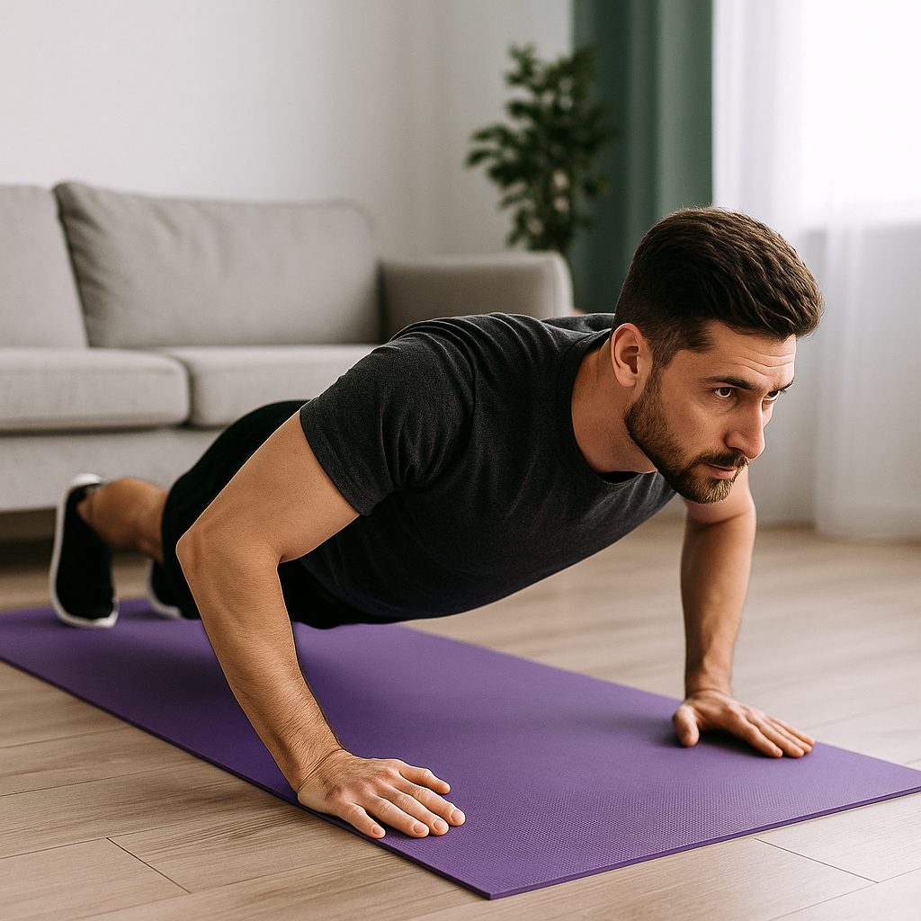 Push-ups bodyweight exercise