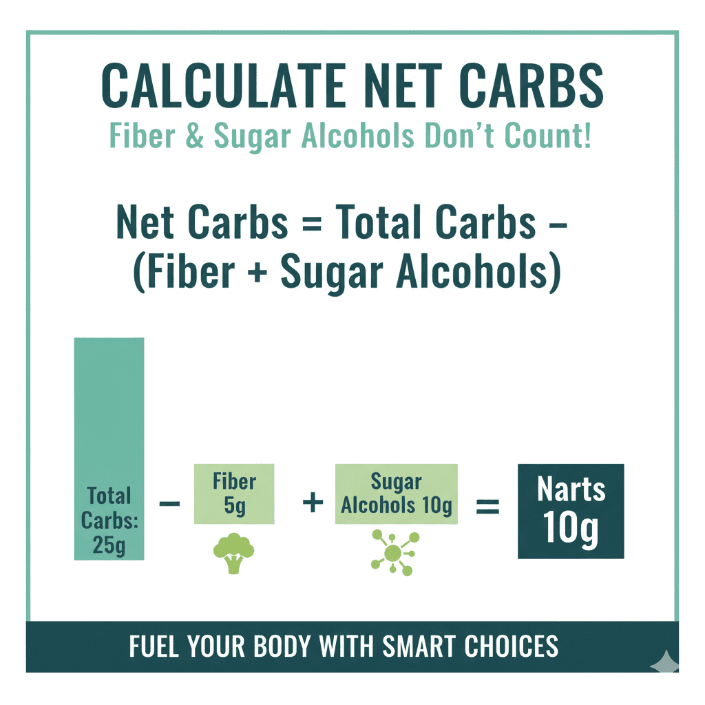 Net carbs and fiber explained