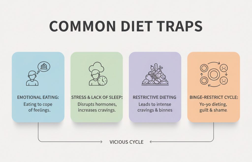 Emotional eating and stress snacking pattern