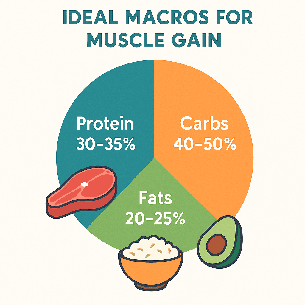 Macro split for muscle gain