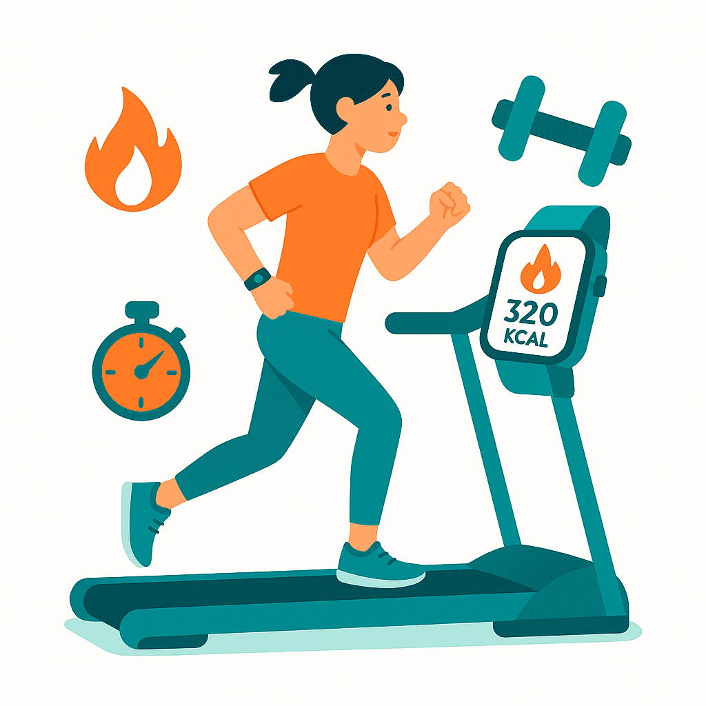 Calories burned calculator hero graphic